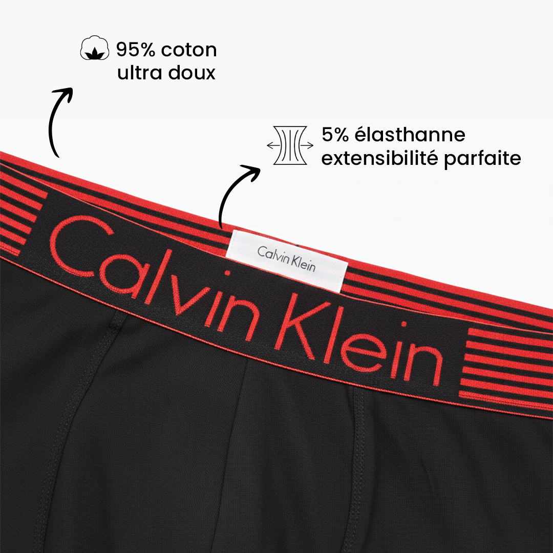 Calvin Klein Boxers Homme - Pack Essentiel de 3 Boxers