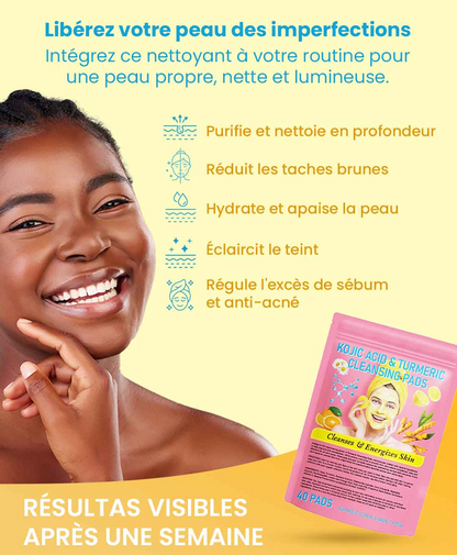 Nettoyants au Curcuma et à l'Acide Kojique