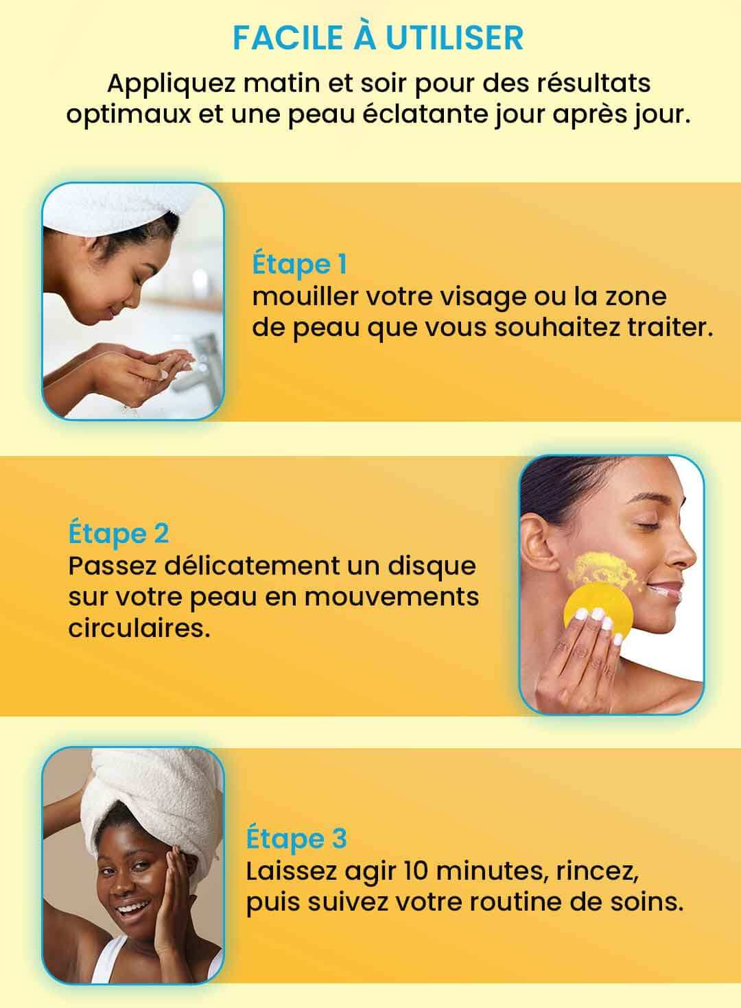 Nettoyants au Curcuma et à l'Acide Kojique