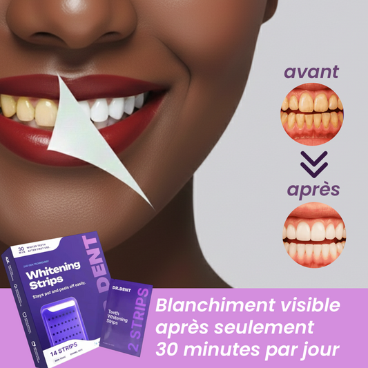 Bandes Blanchissantes Violettes – Souriez Plus Blanc, Sans Sensibilité