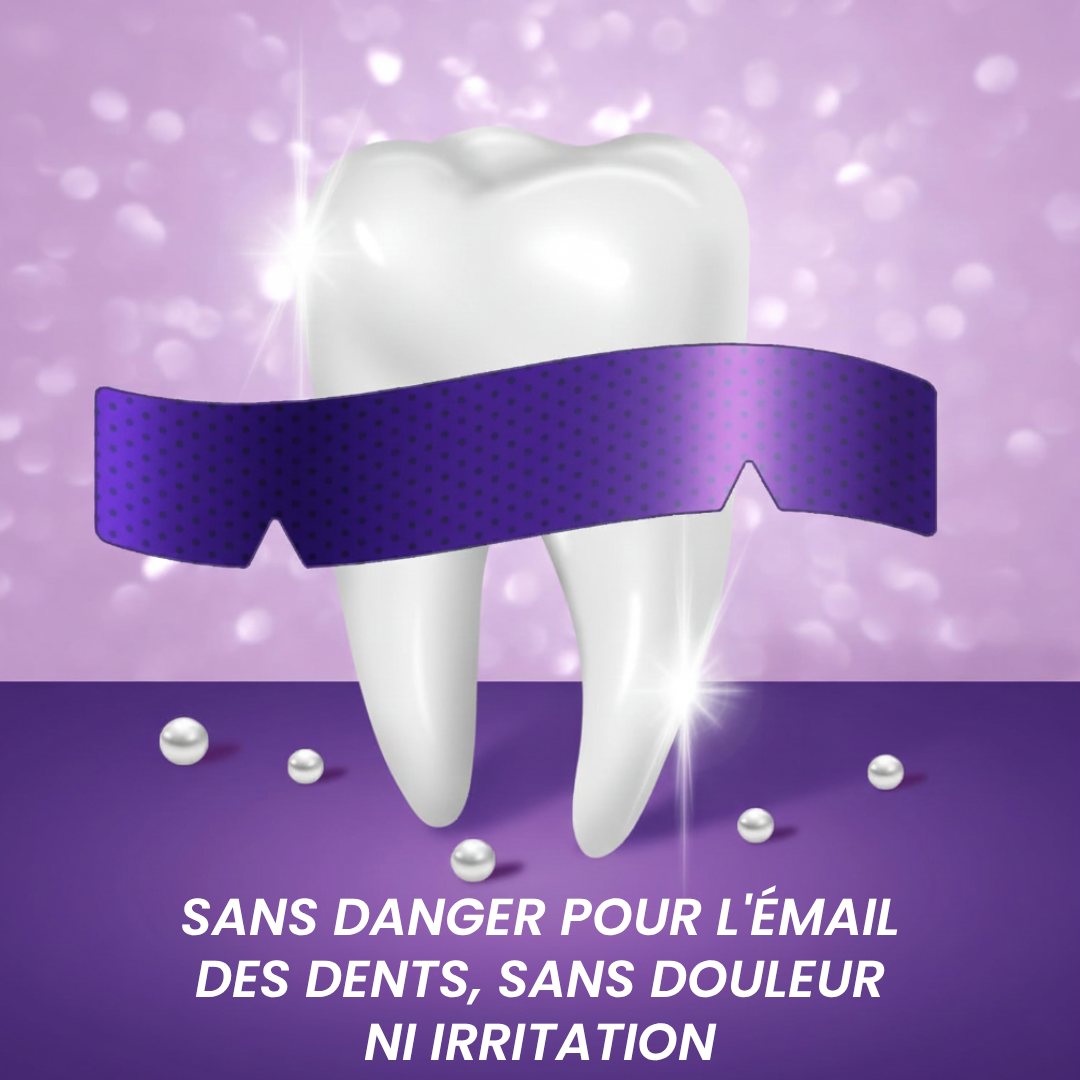 Bandes Blanchissantes Violettes – Souriez Plus Blanc, Sans Sensibilité