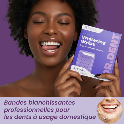 Bandes Blanchissantes Violettes – Souriez Plus Blanc, Sans Sensibilité