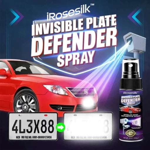 Spray Défenseur de Plaque d'Immatriculation Invisible