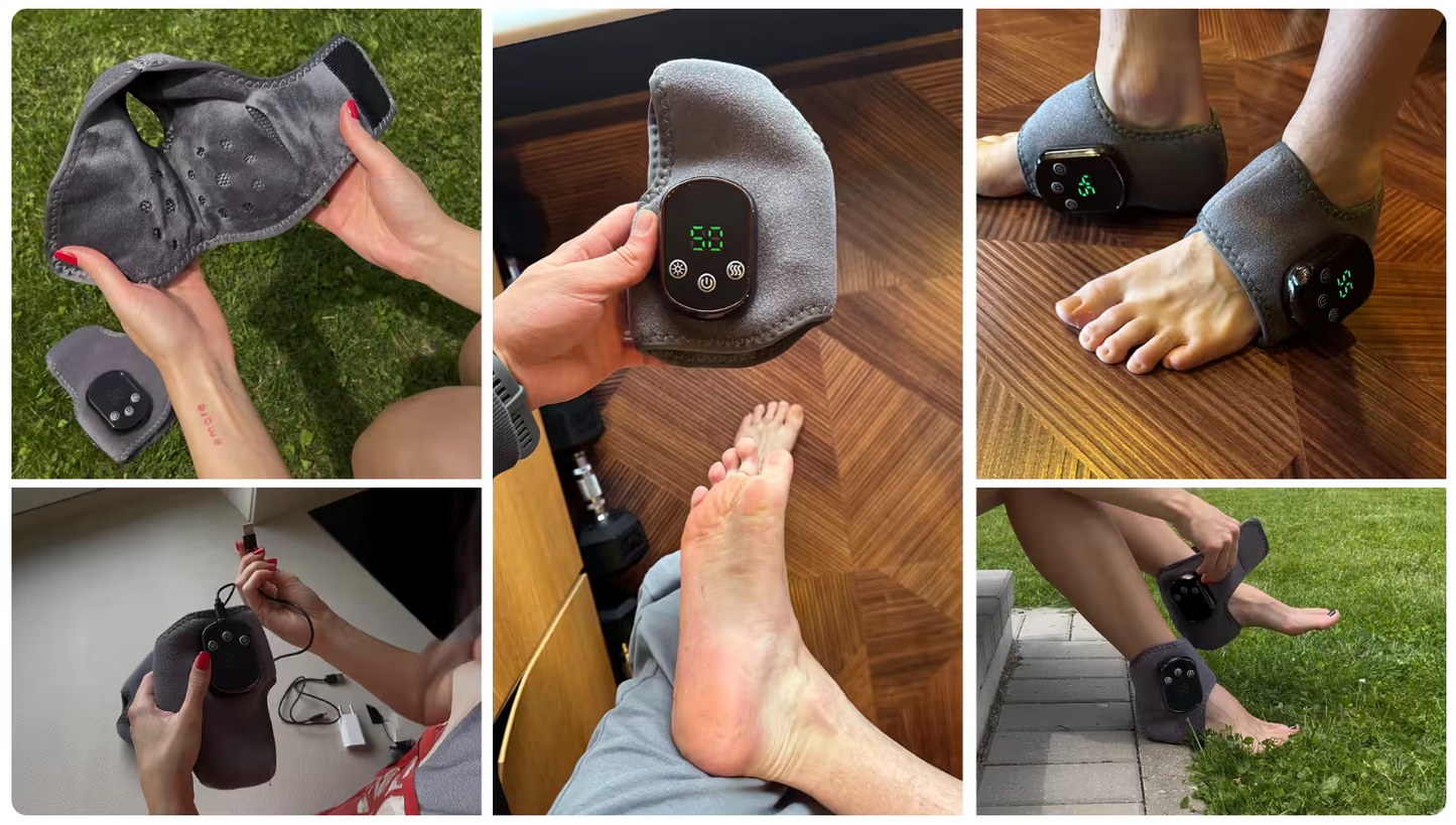 EMSense™ – Massager de Pieds Triple Thérapie
