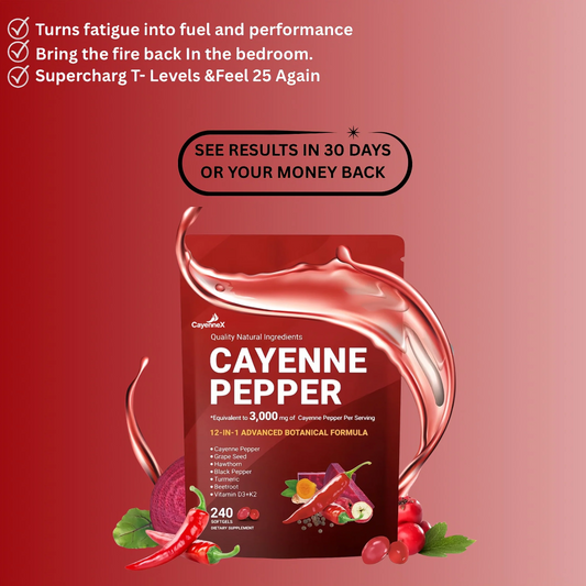 Cayenne X – Capsules de Poivre de Cayenne