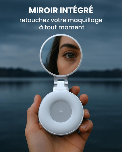 LumiRing– La Lumière Selfie Magnétique 3-en-1