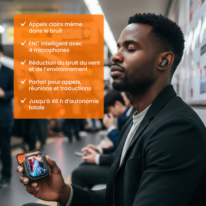 Ne20 Smart Ecouteurs Bluetooth avec écran LED