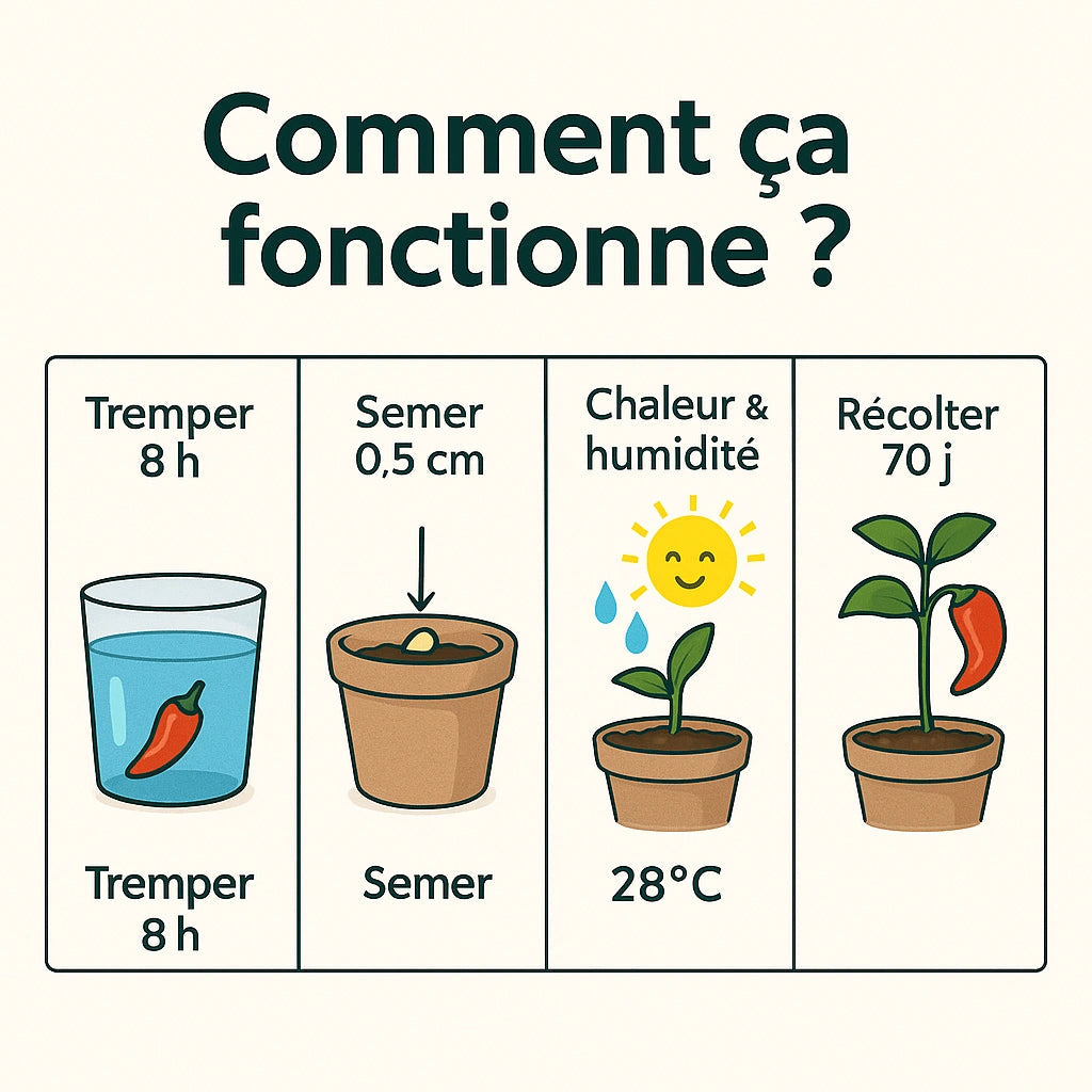 Graines de piment Bio